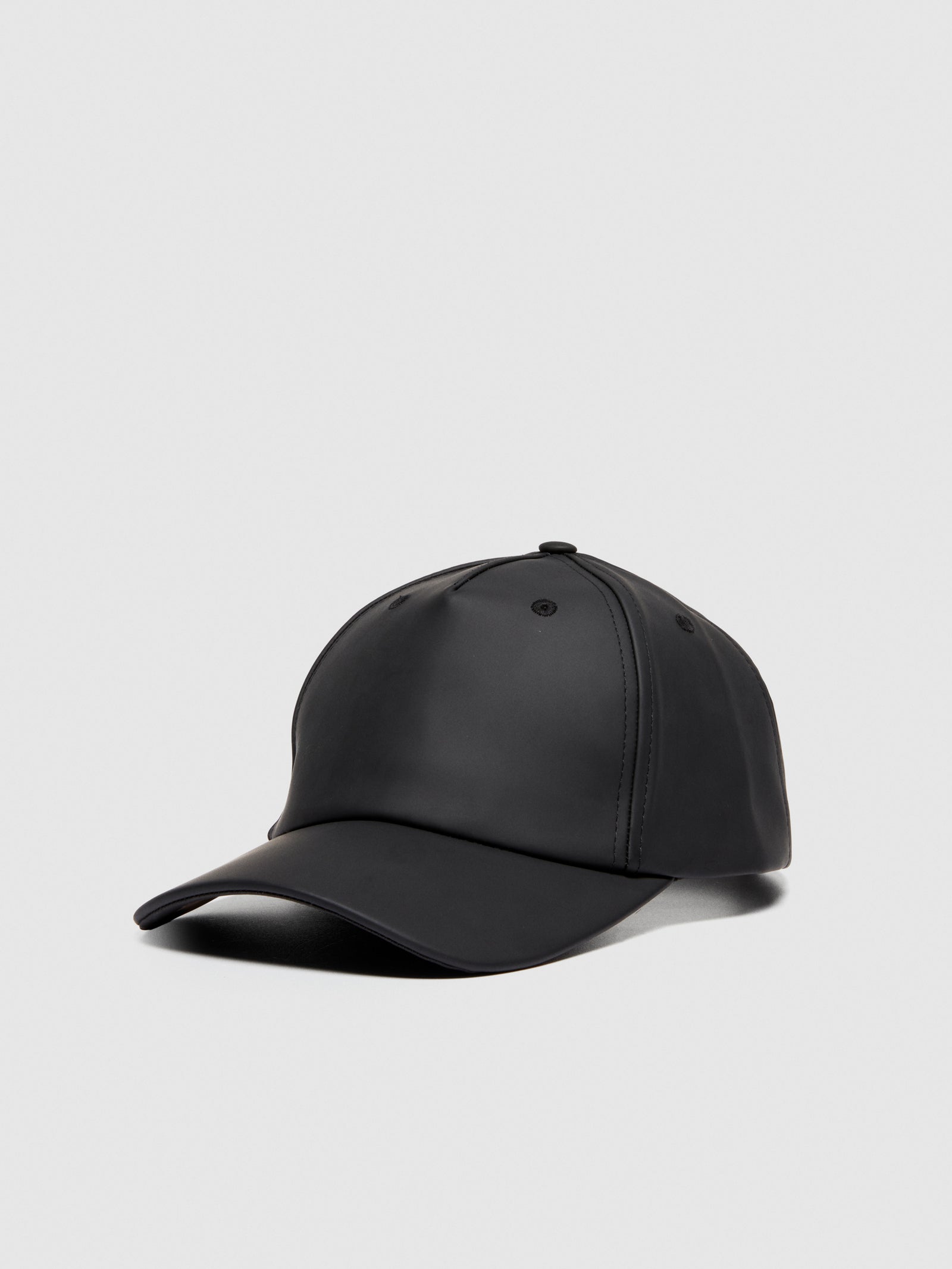 Cappello tinta unita da uomo nero | Sisley Outlet