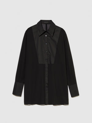 Camicia lunga in chiffon