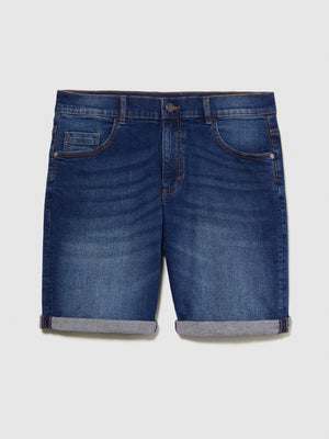 Bermuda di jeans slim comfort fit