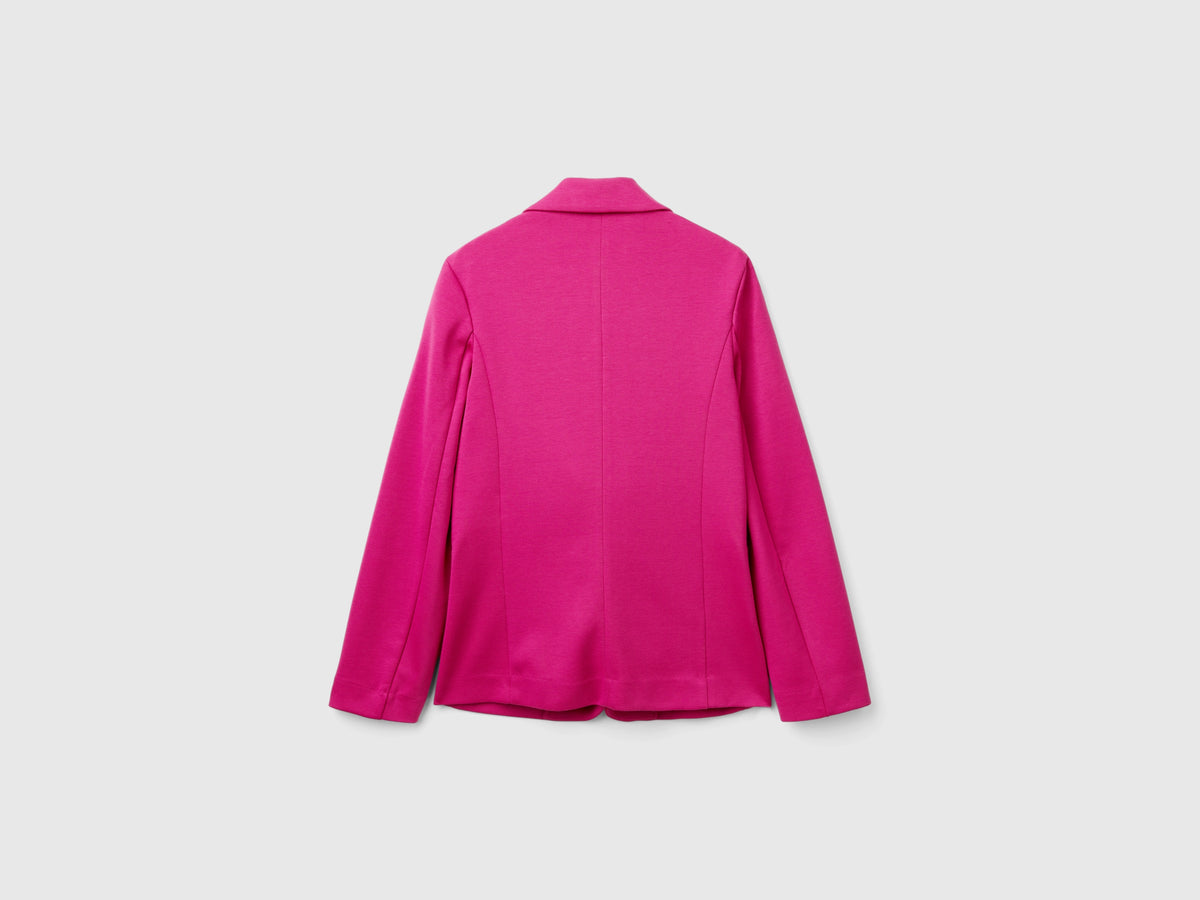 Blazer in misto cotone