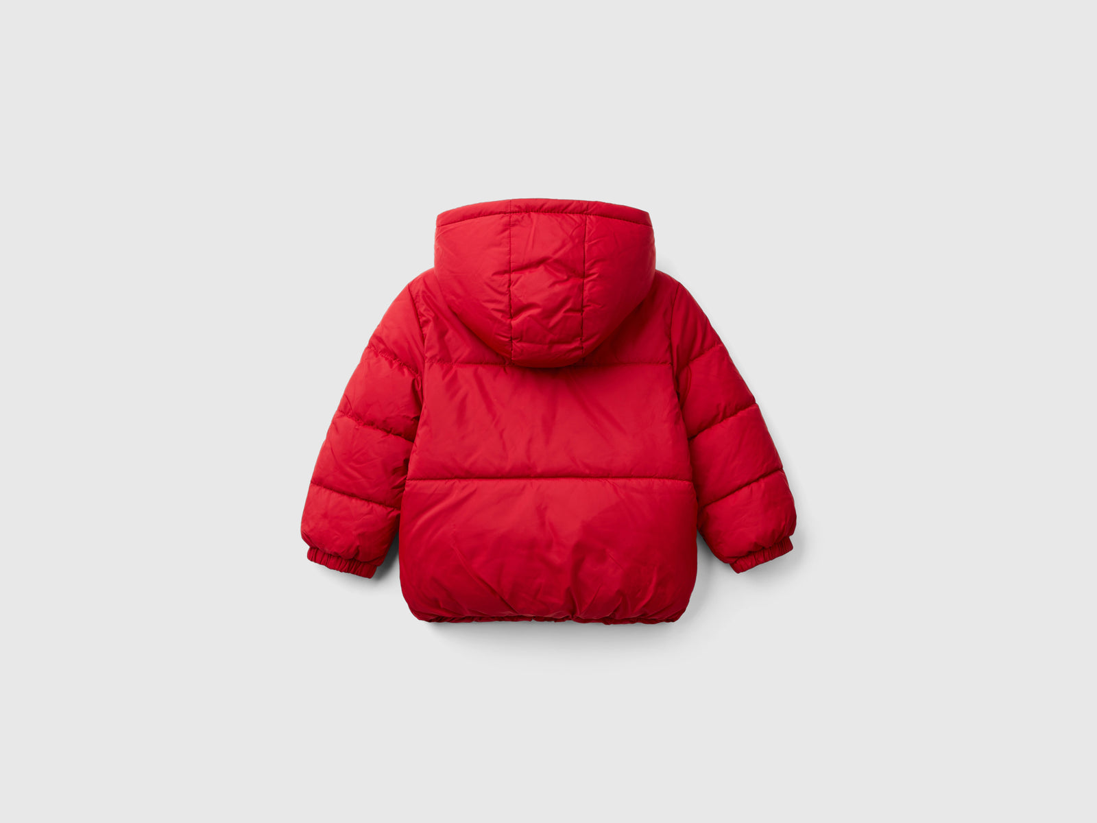 Giubbotto con interno orsetto da bimbo rosso 2 | Benetton Outlet