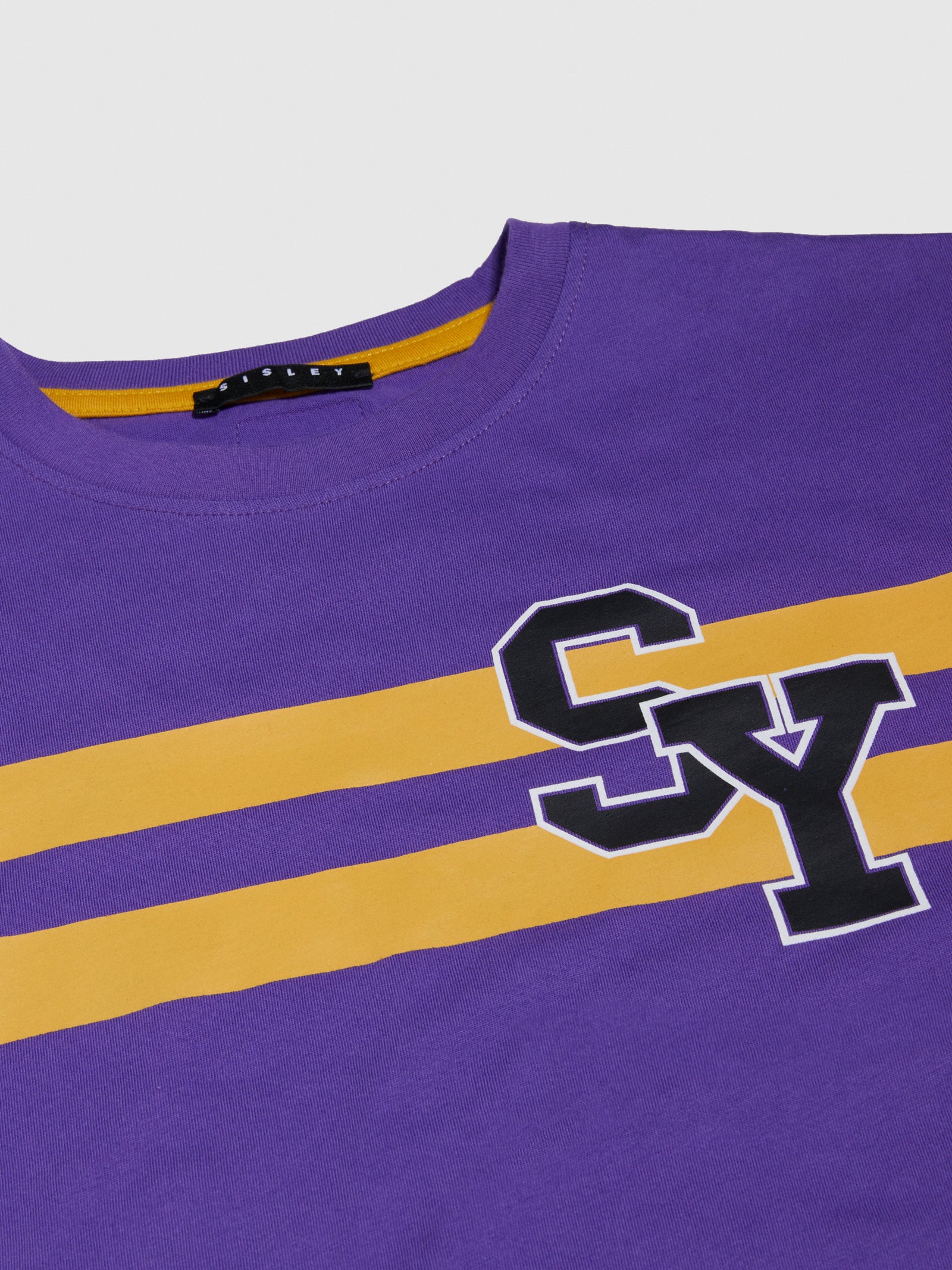 T-shirt over con stampa da bambino viola 3 | Sisley young Outlet