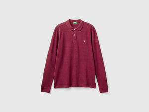 Polo mélange in cotone bio
