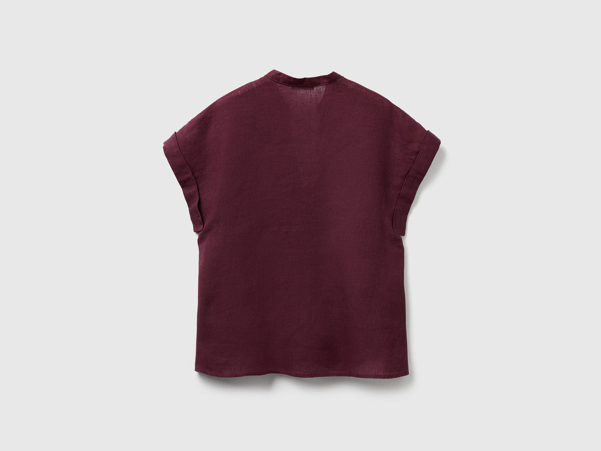 Blusa con scollo a V