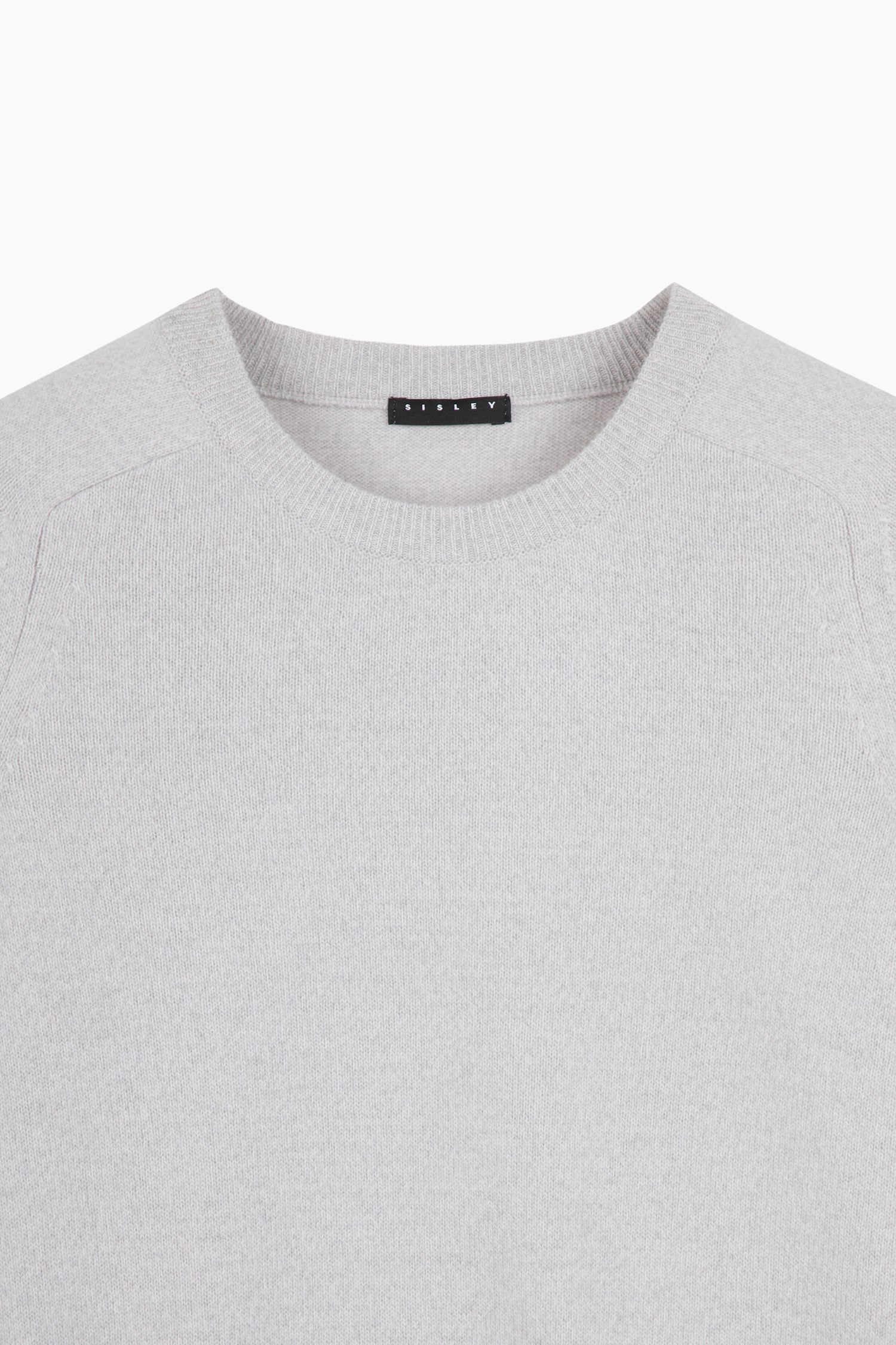Maglia tinta unita da donna grigio chiaro 3 | Sisley Outlet