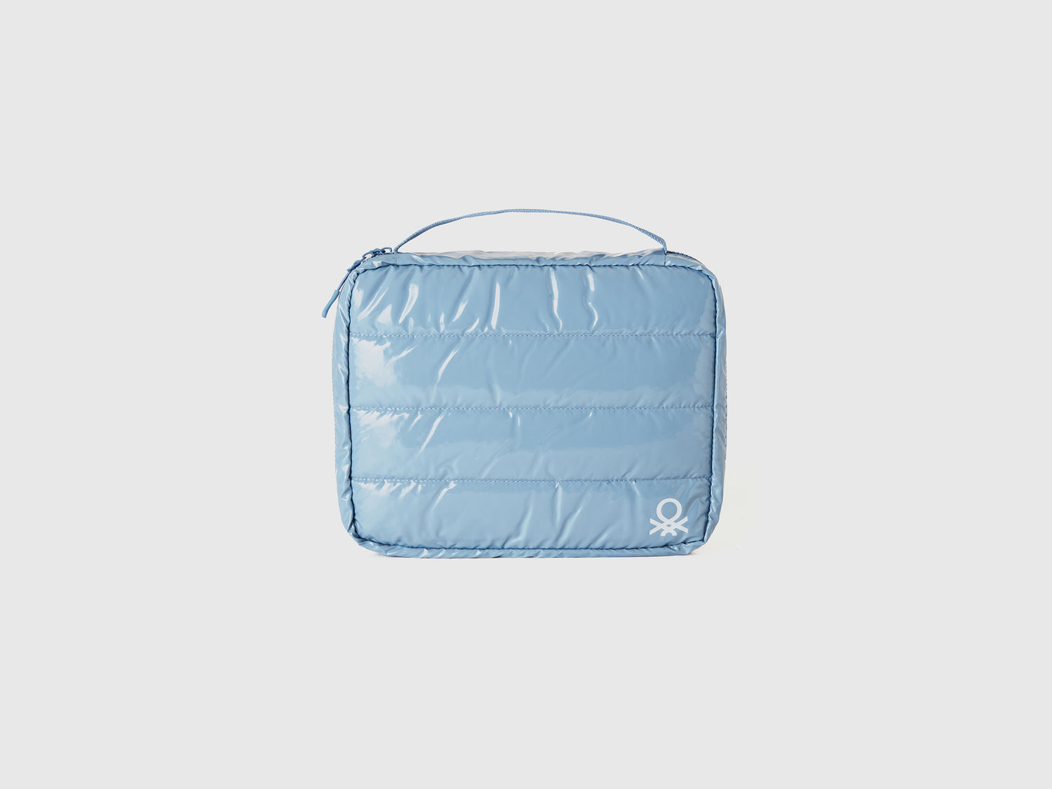 Large padded pencil case da uomo azzurro | Multimarchio Outlet