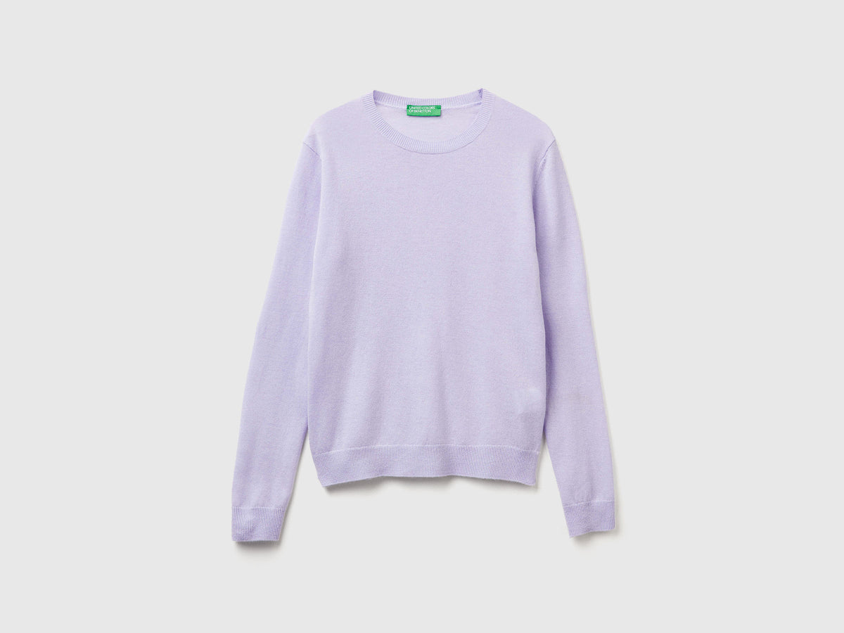 Maglia girocollo in lana Merino