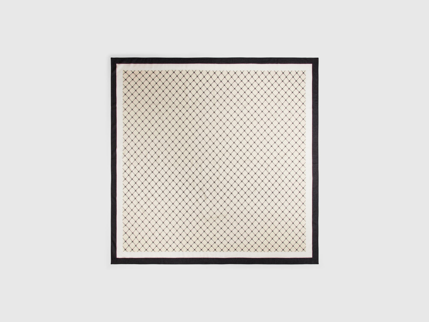 Foulard Monogram da donna bianco panna | Benetton Outlet