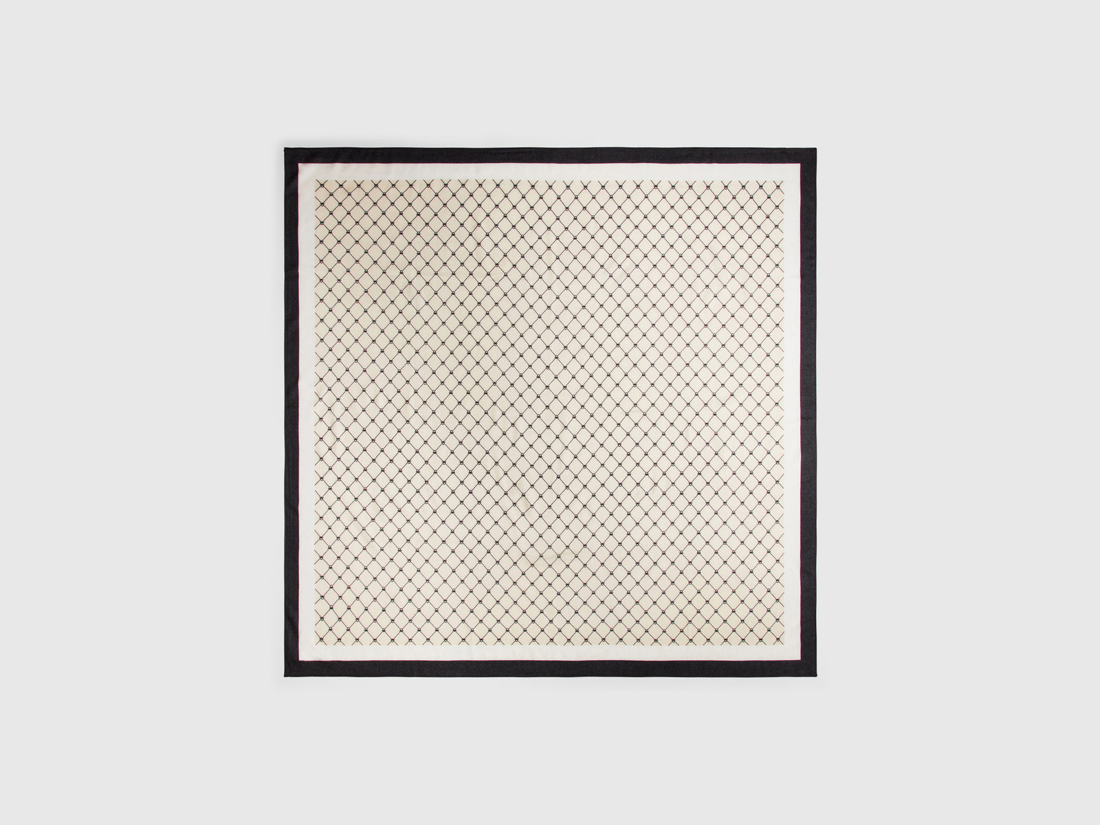 Foulard Monogram da donna bianco panna | Benetton Outlet