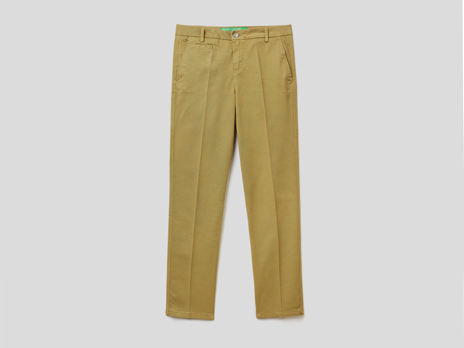 Chino slim fit da donna tortora | Benetton Outlet