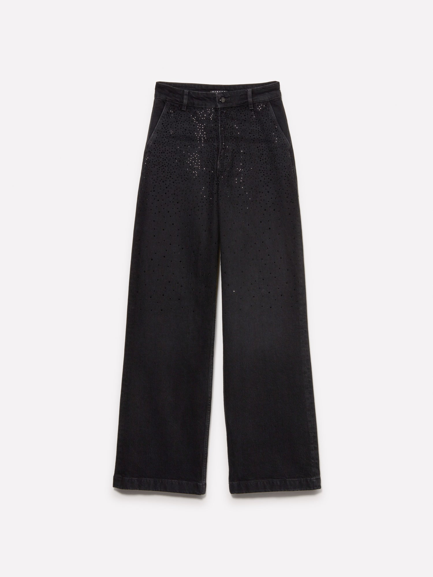Jeans con strass da donna nero | Sisley Outlet