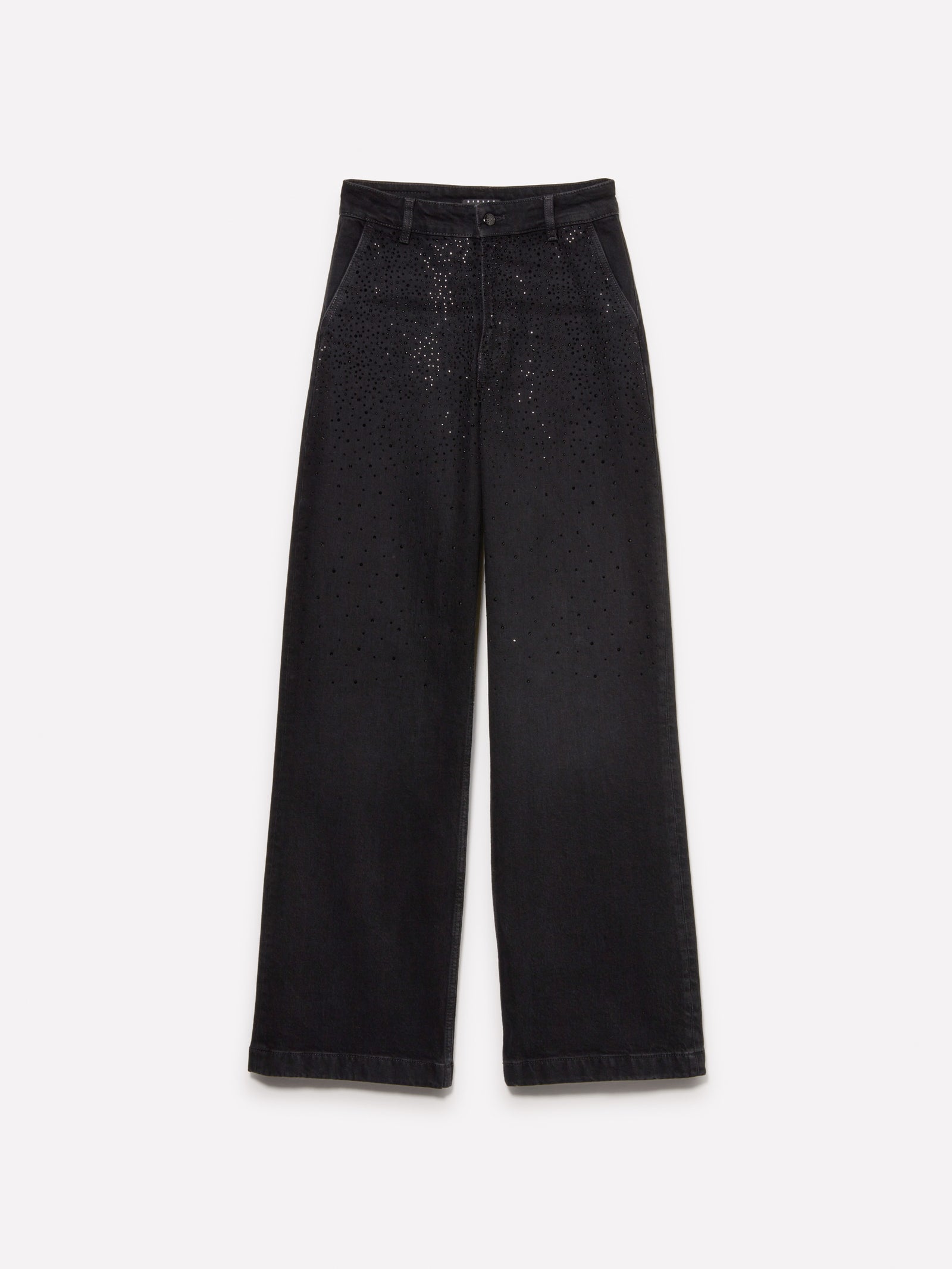 Jeans con strass da donna nero | Sisley Outlet