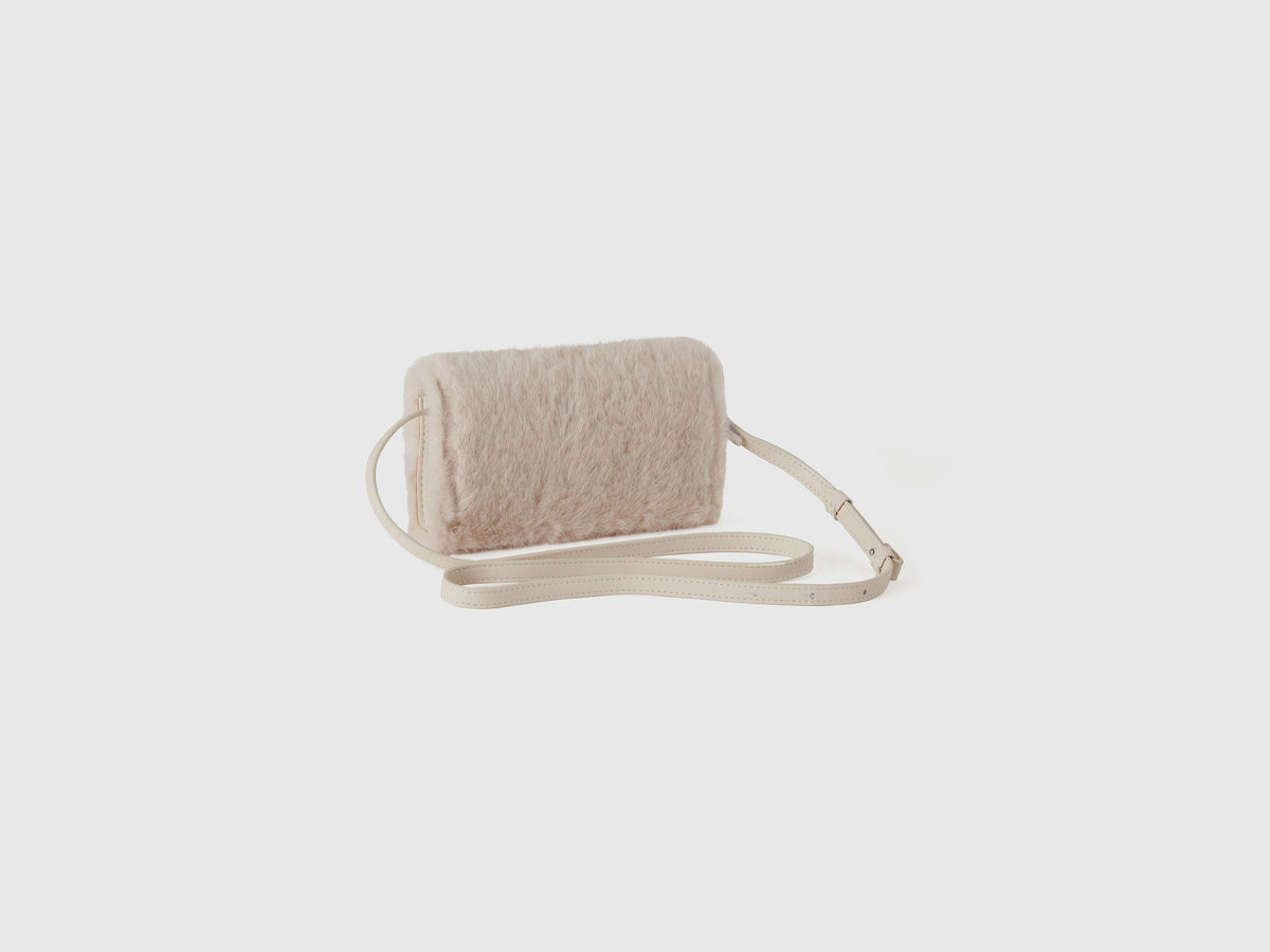 Borsa in pelliccetta sintetica