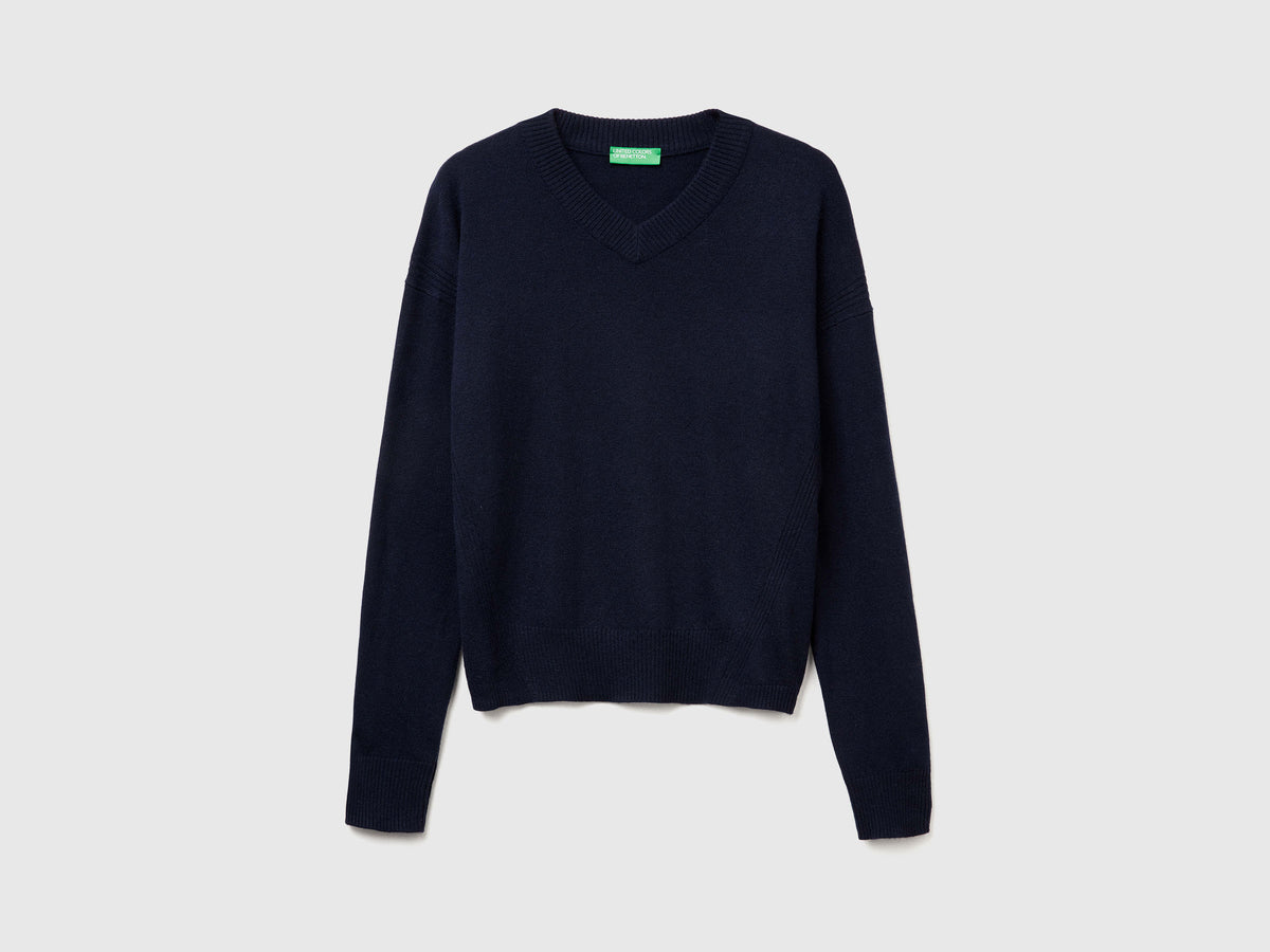 Maglione con scollo a V