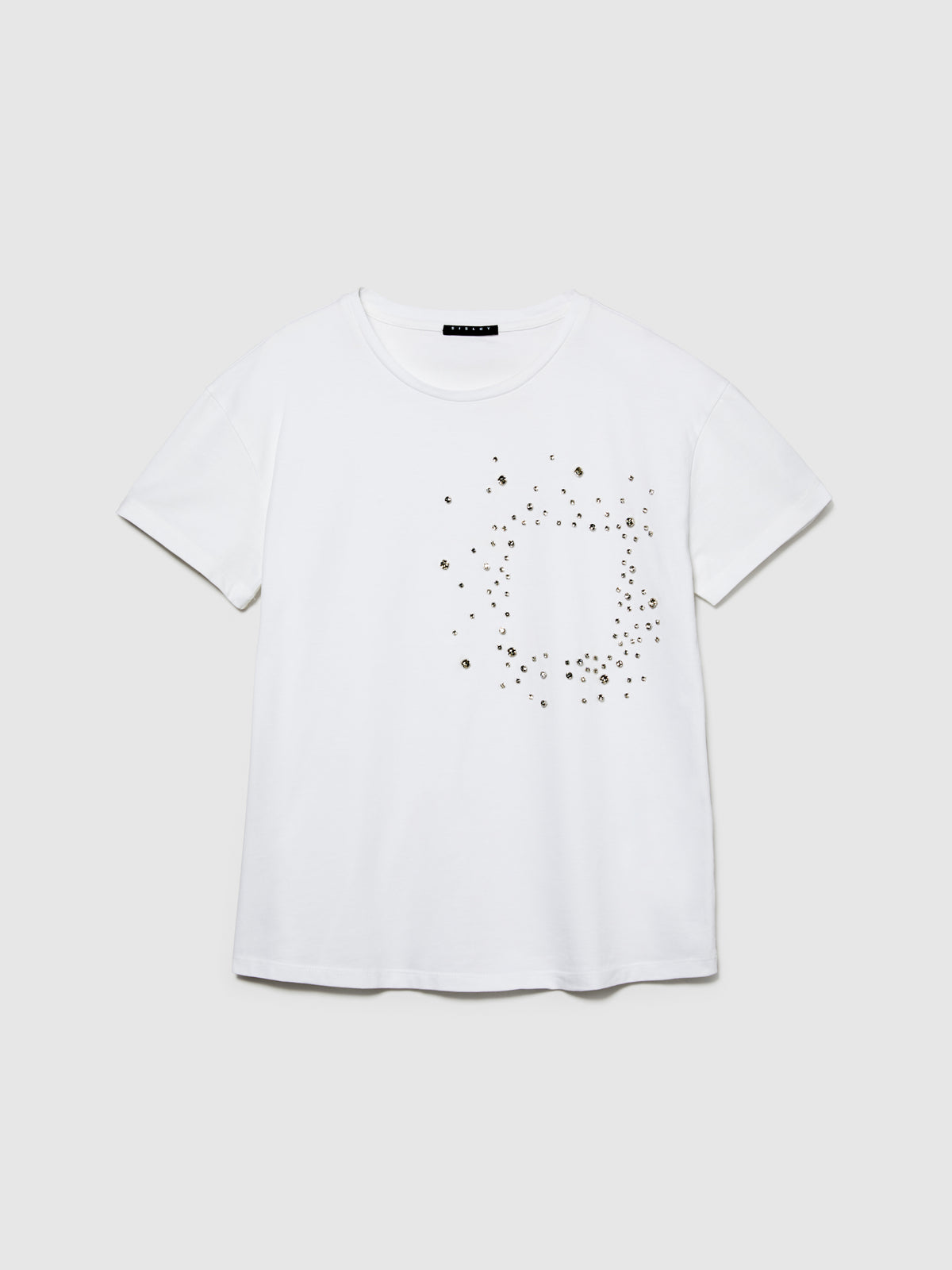 T-shirt con strass