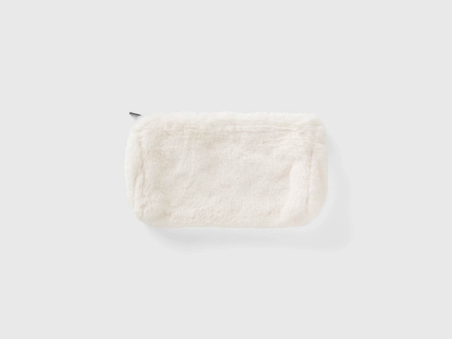 Beauty case in pelliccia sintetica da donna beige | Benetton Outlet