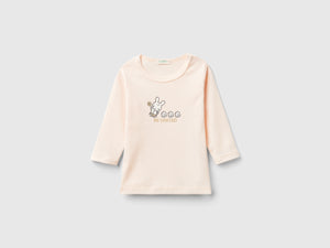 T-shirt manica lunga 100% cotone bio