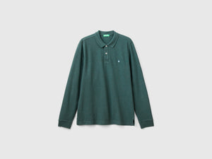 Polo mélange in cotone bio