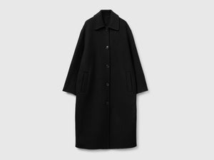 Cappotto lungo 100% lana