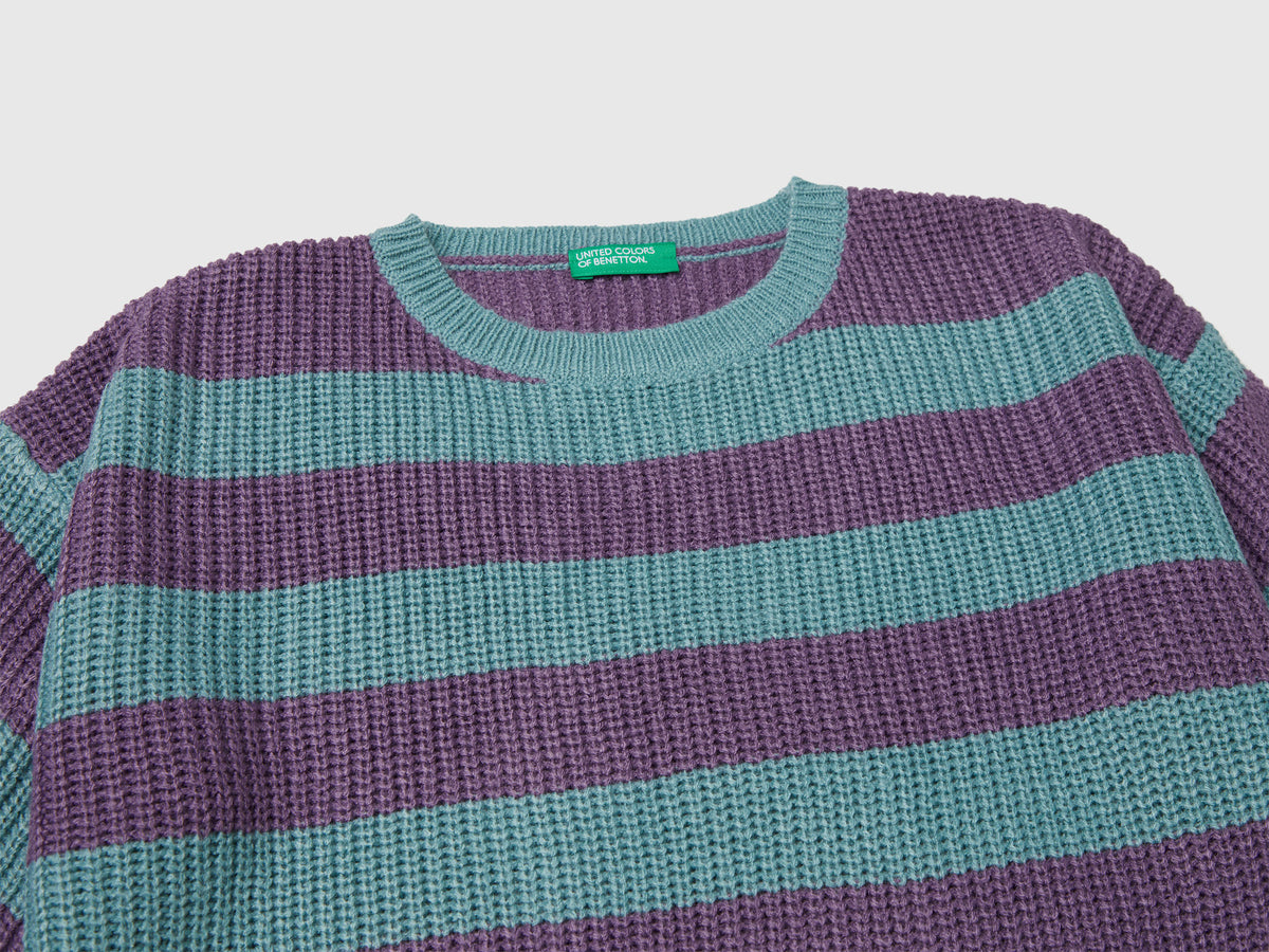 Maglione a righe