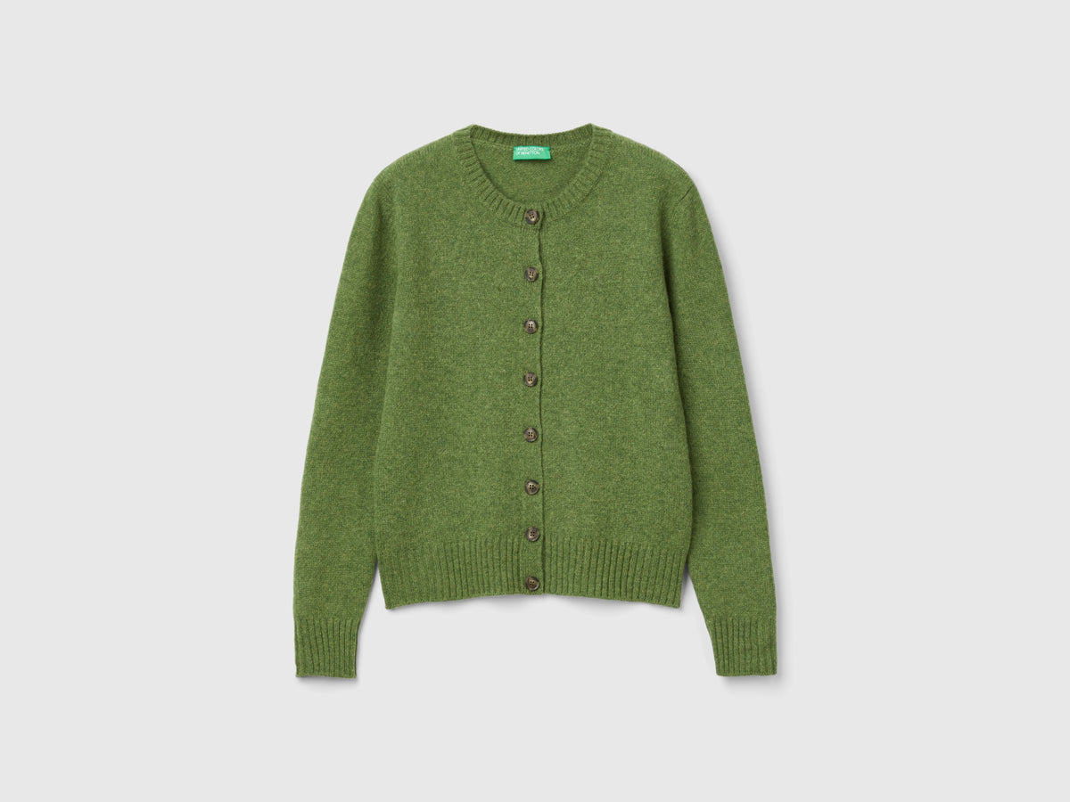 Cardigan in pura lana Shetland