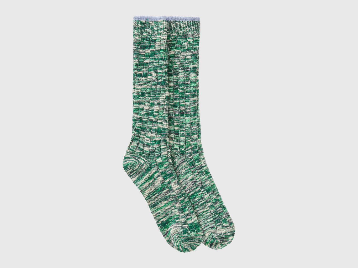 Calzini in misto cotone stretch da uomo verde | Benetton Outlet