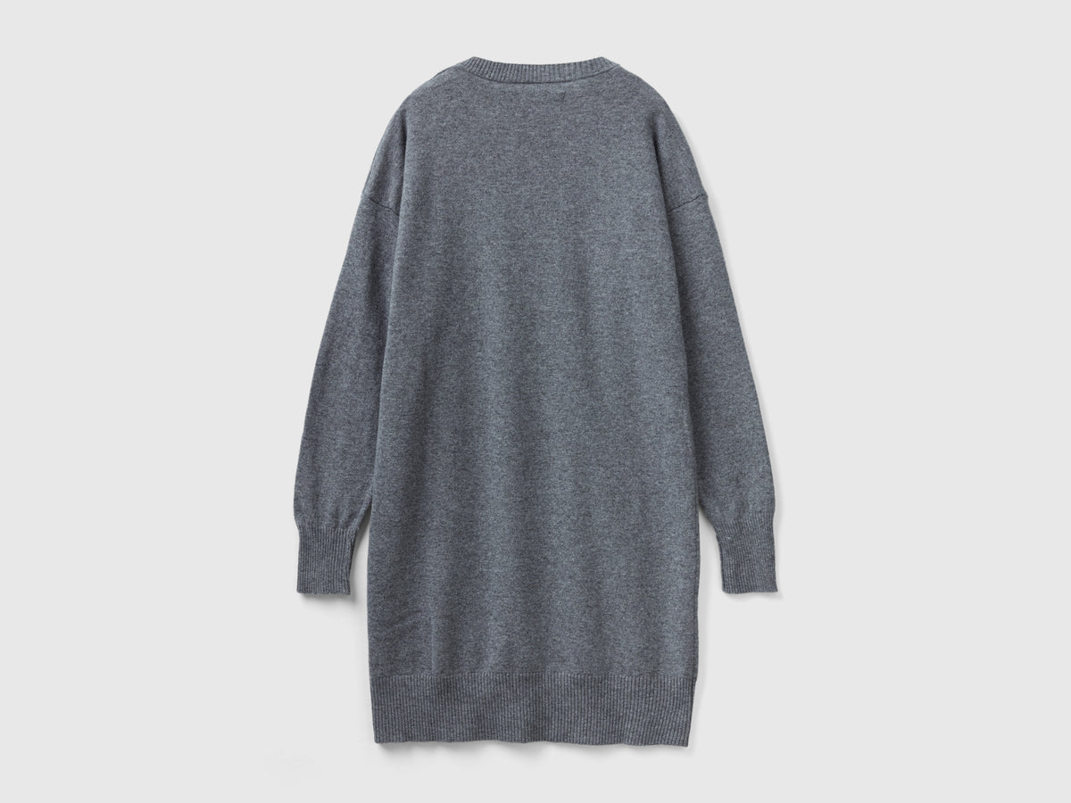 Vestito girocollo in maglia