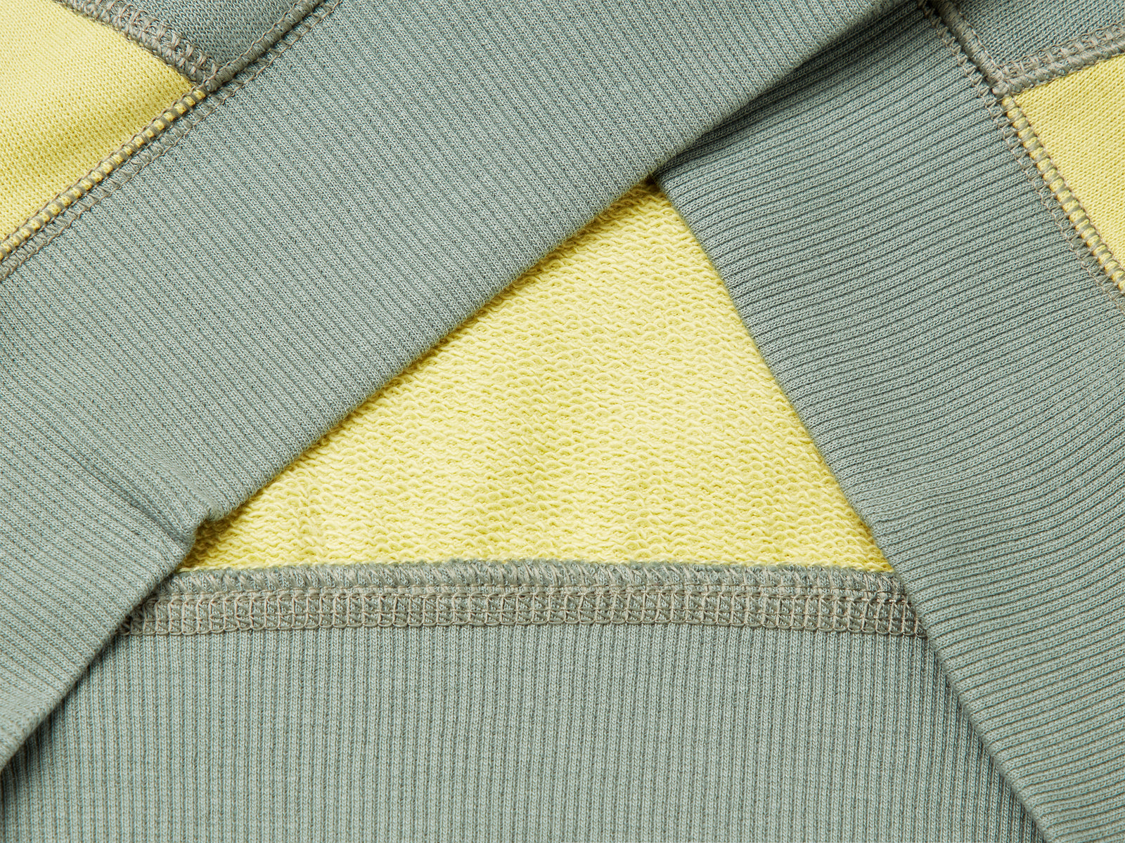 Felpa con zip in puro cotone da bambino giallo 3 | Benetton Outlet