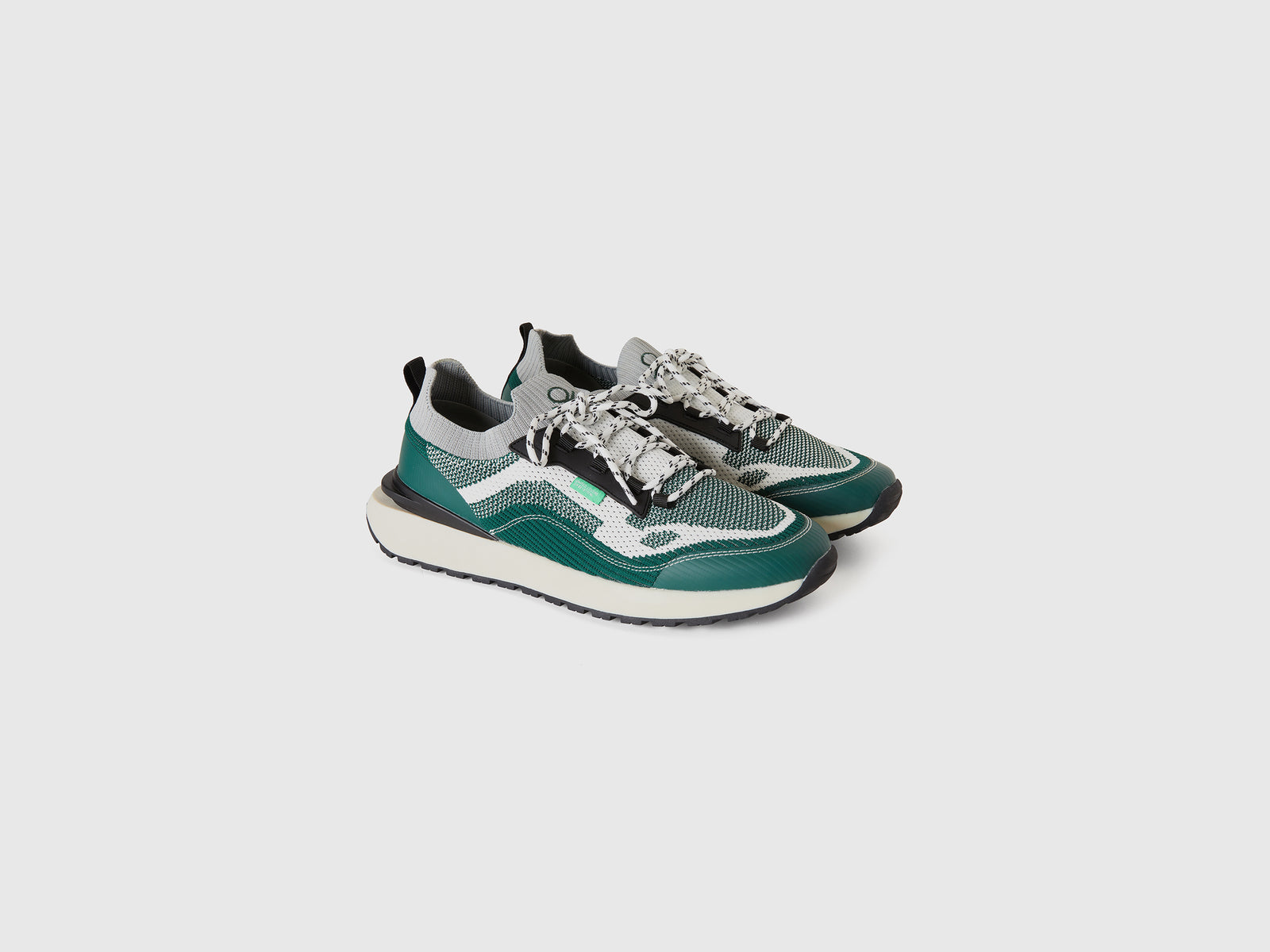 Sneakers basse da uomo verde scuro 3 | Benetton Outlet