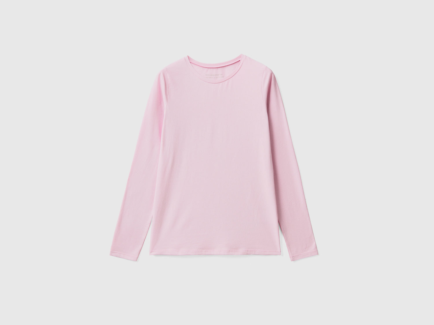 T-shirt manica lunga super stretch da donna lilla | Benetton Outlet