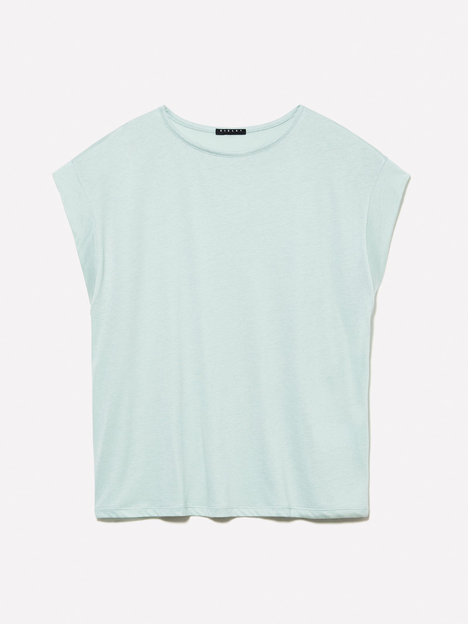 T-shirt con maniche a kimono da donna verde chiaro | Sisley Outlet