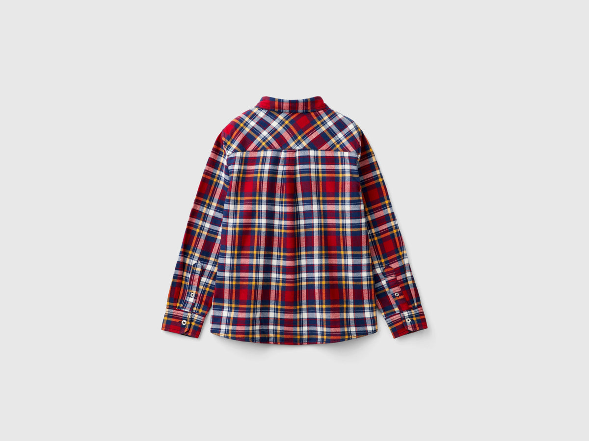 Camicia scozzese 100% cotone
