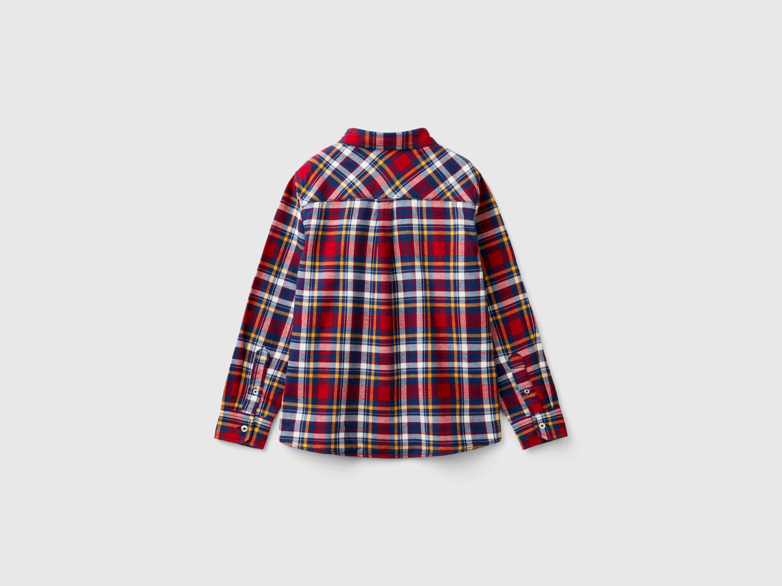 Camicia scozzese 100% cotone da bambino multi-color 2 | Benetton Outlet