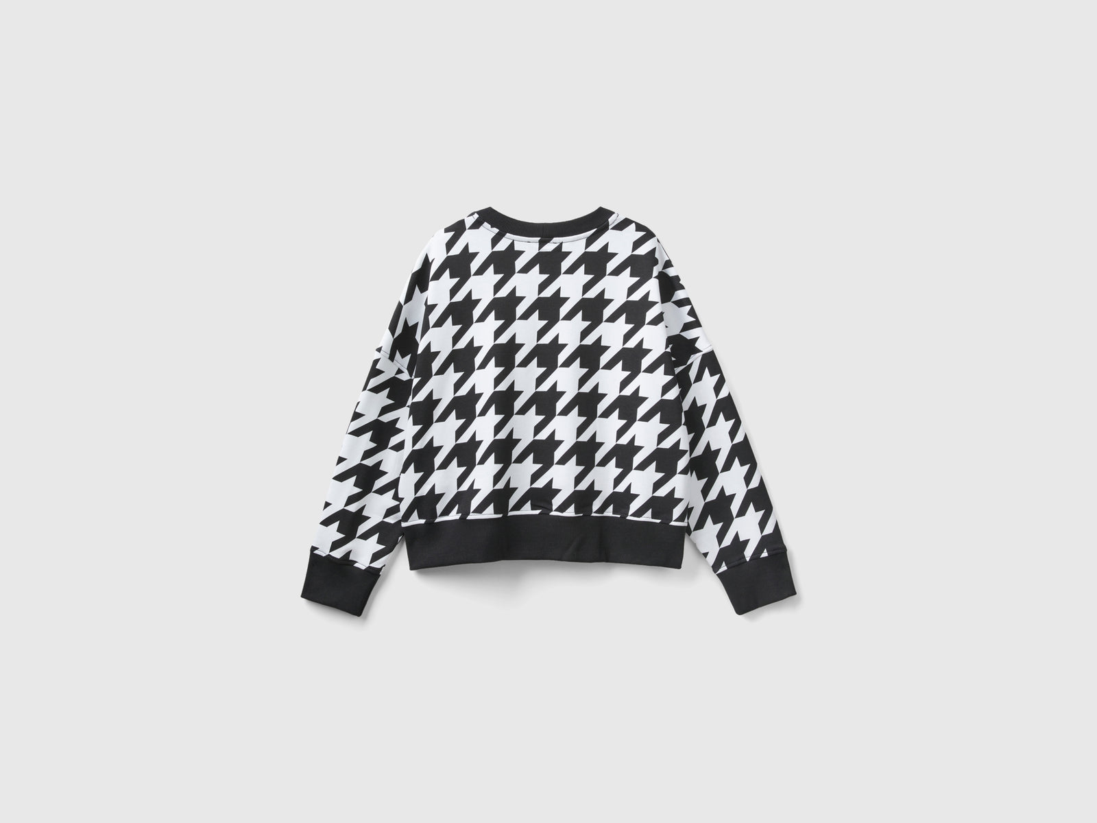 Felpa chiusa pied de poule da donna multi-color 2 | Benetton Outlet