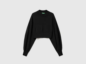 Maglia lupetto cropped