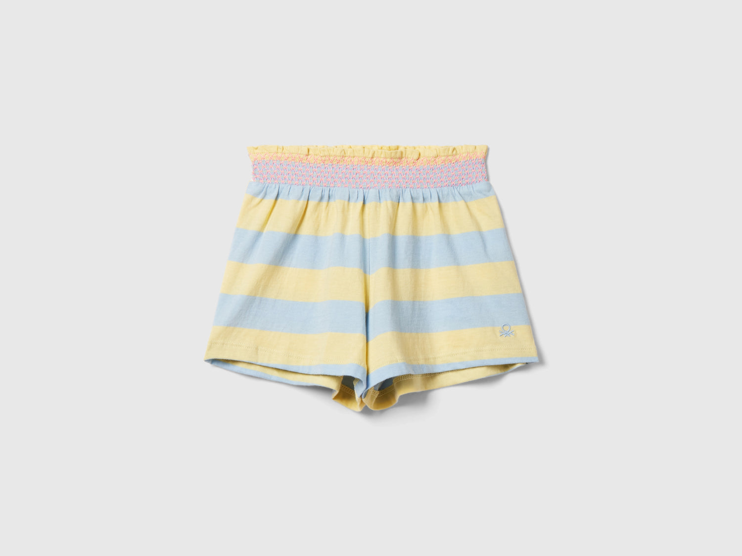 Shorts a righe con rouches da bimba multi-color | Benetton Outlet