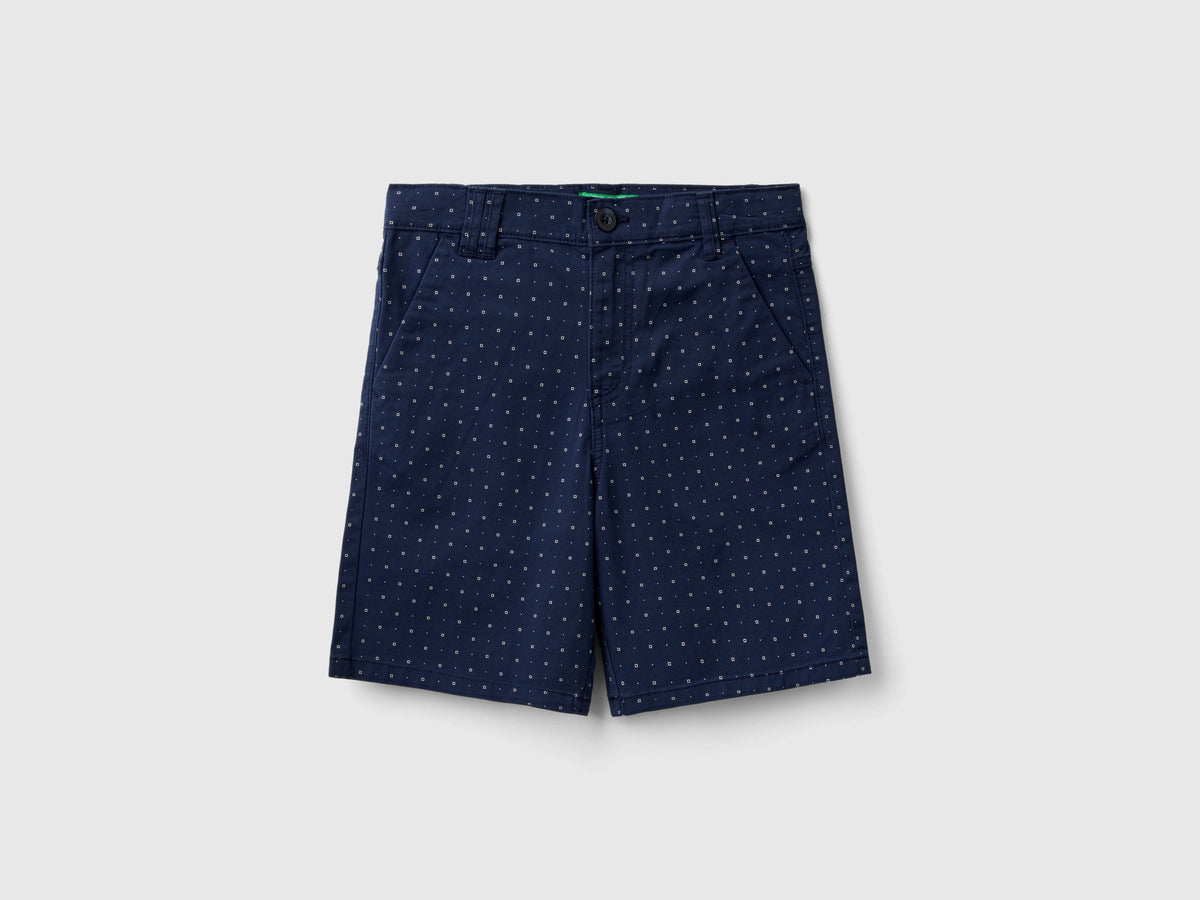 Bermuda slim fit micro fantasia