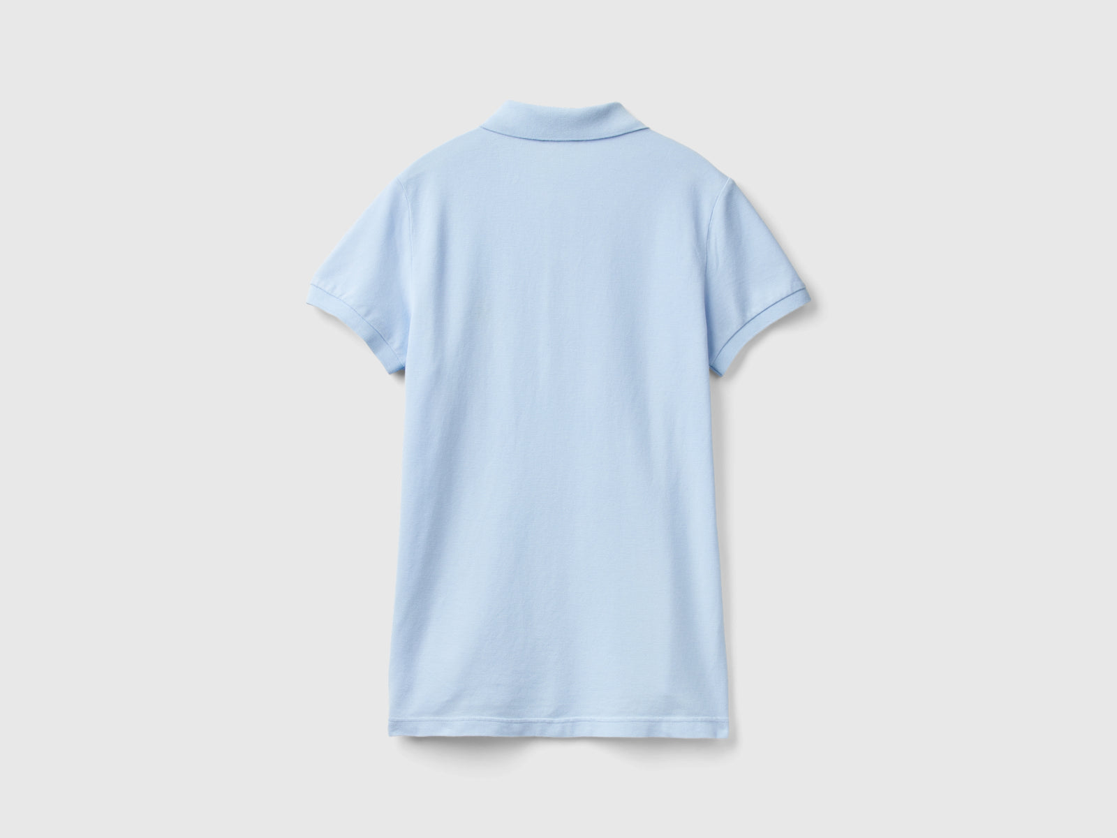 Polo slim fit da uomo celeste 2 | Benetton Outlet