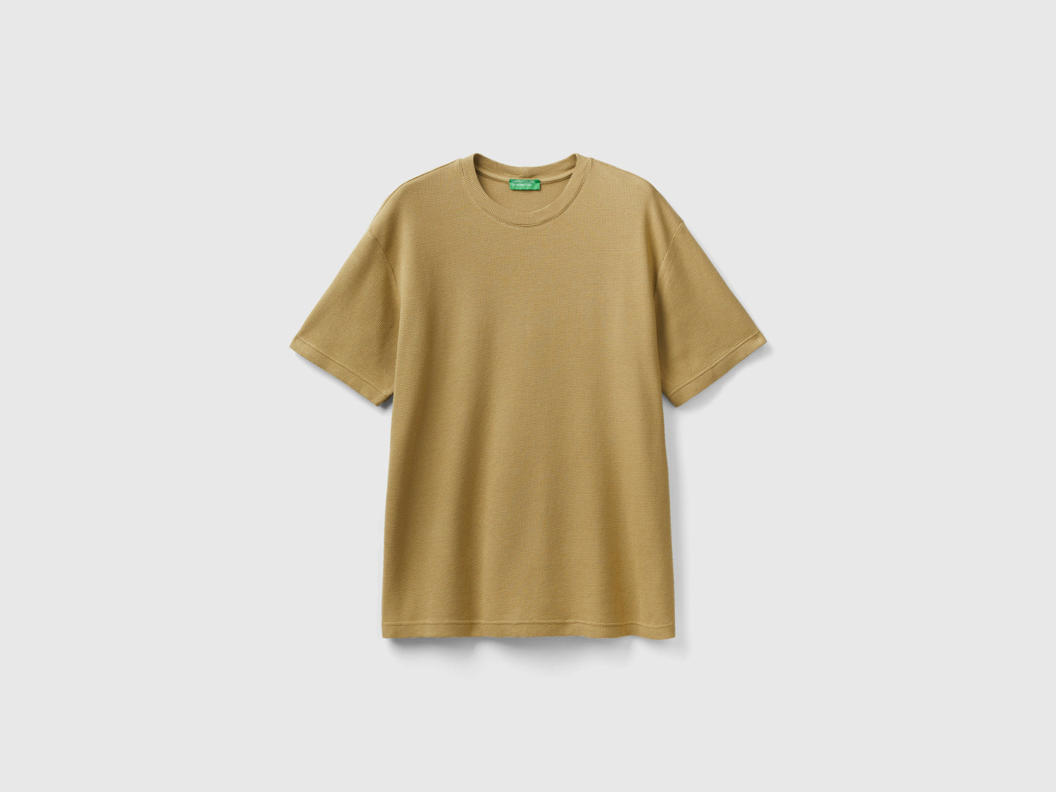 Maglietta relaxed fit da uomo beige | Benetton Outlet