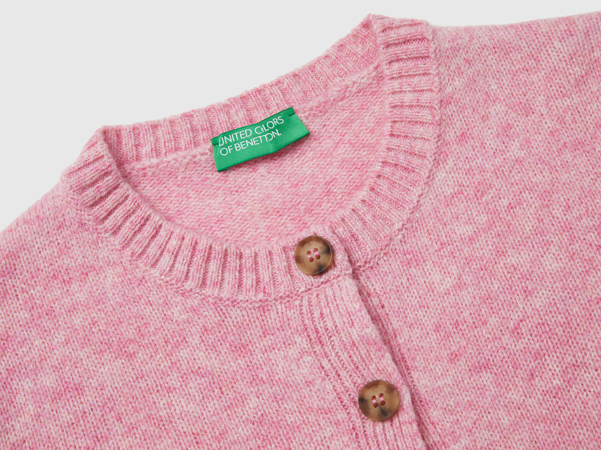 Cardigan in pura lana Shetland