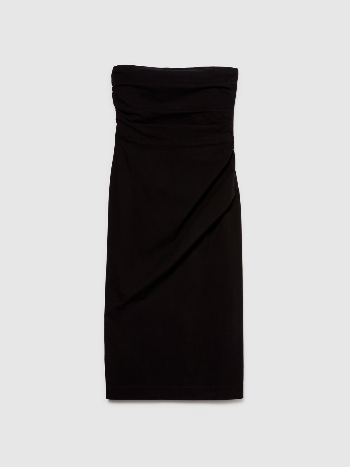 Vestito aderente con arriccio
