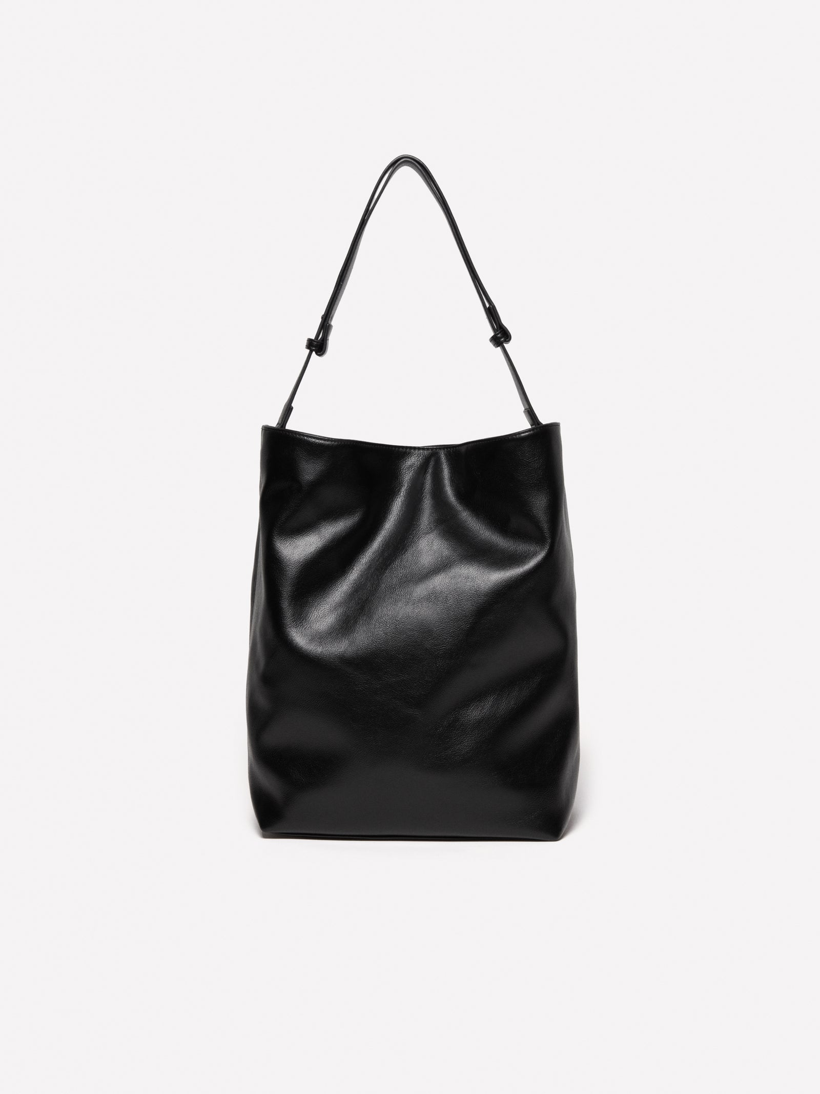 Borsa grande a spalla da donna nero | Sisley Outlet