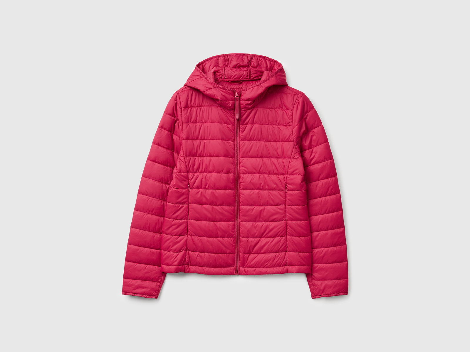 Giubbino slim fit imbottito da donna fucsia | Benetton Outlet