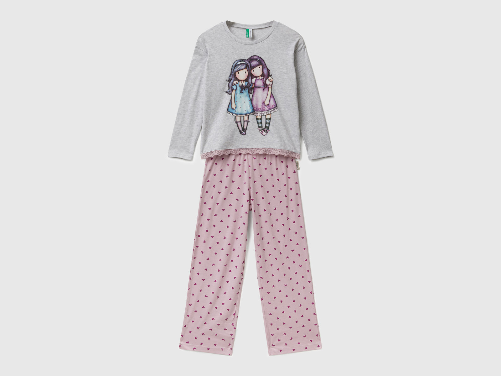 Pigiama ©Santoro Gorjuss da bambina grigio | Benetton Outlet