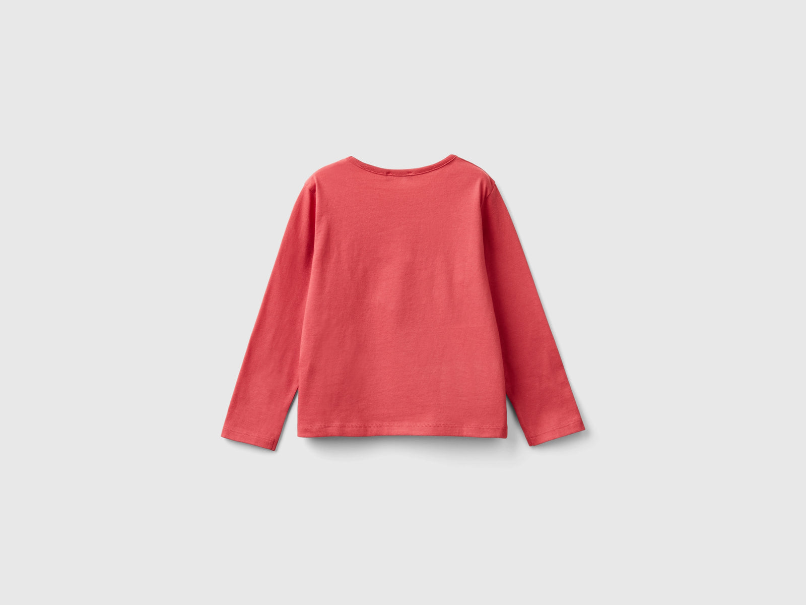 T-shirt con applicazione effetto petali da bimba malva 2 | Benetton Outlet