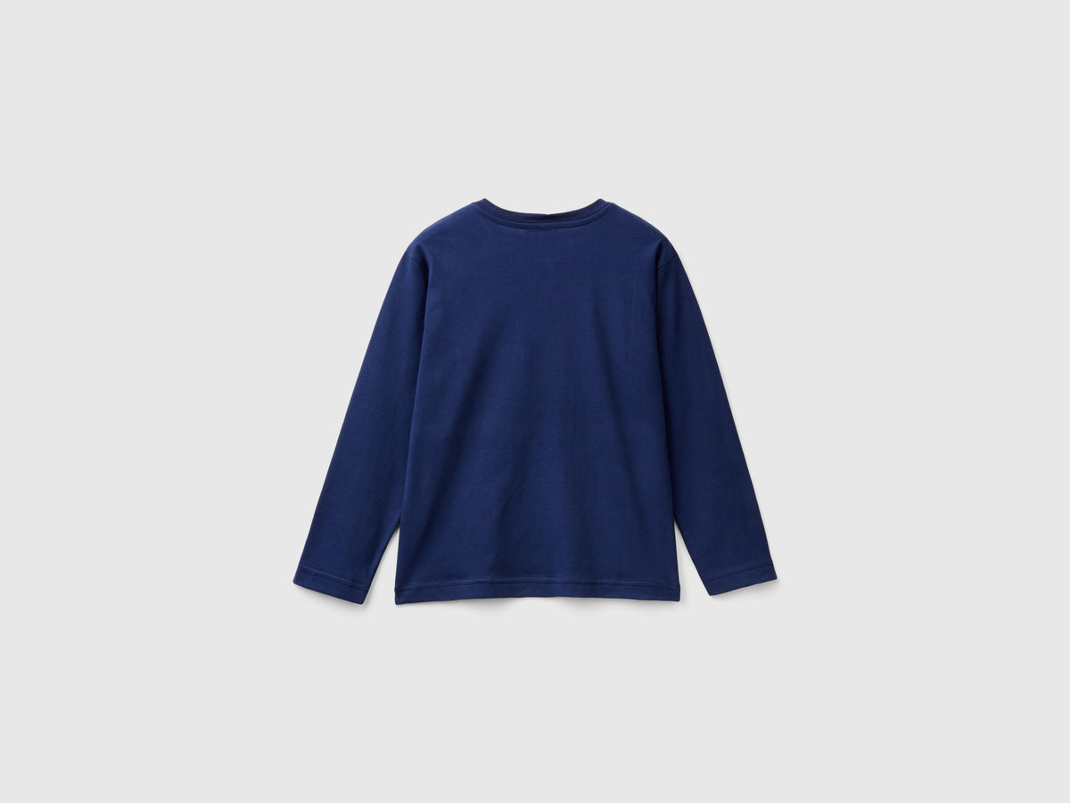 Warm T-shirt with logo print