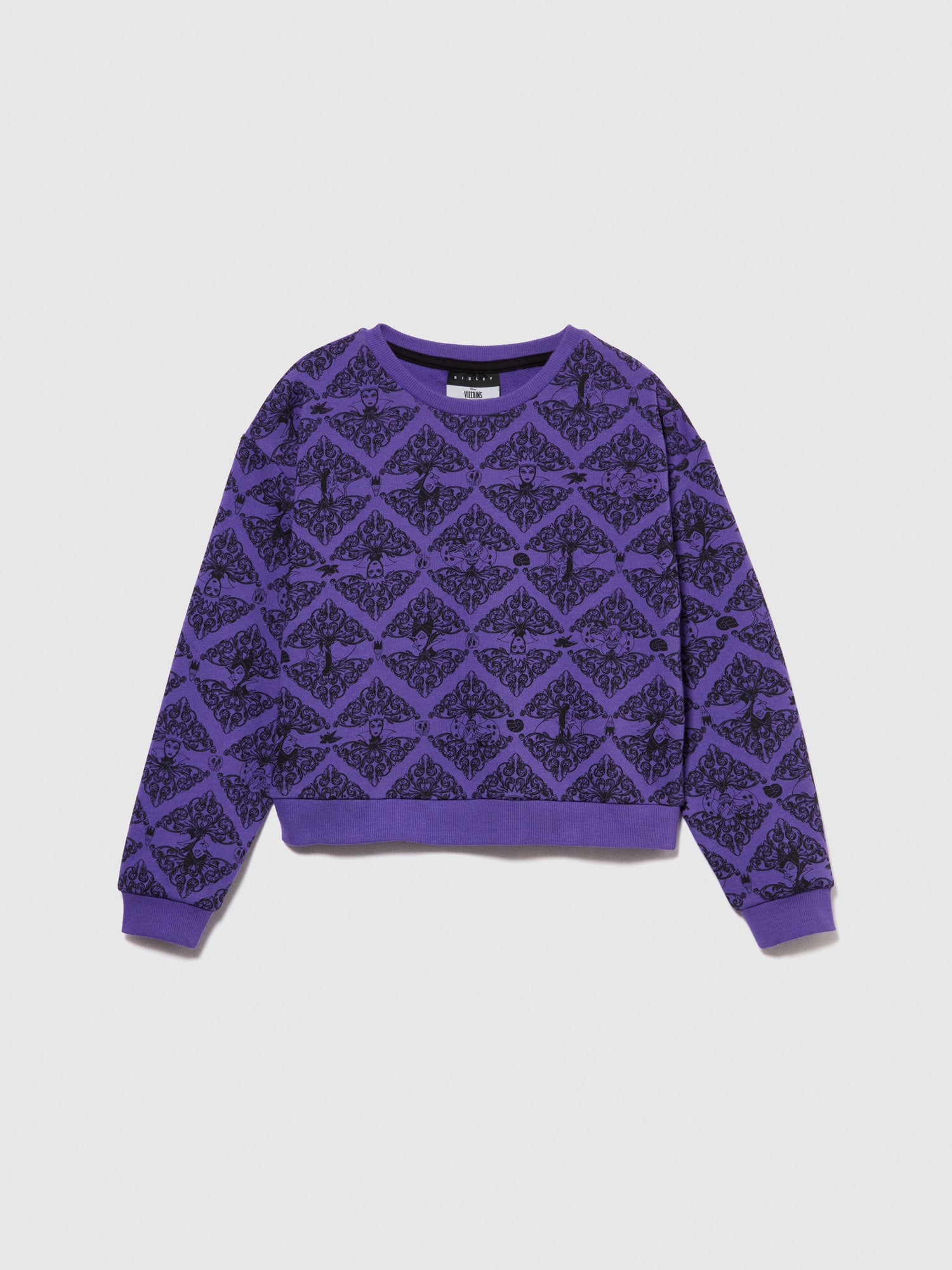 Felpa stampata ©Disney da bambina malva | Sisley young Outlet