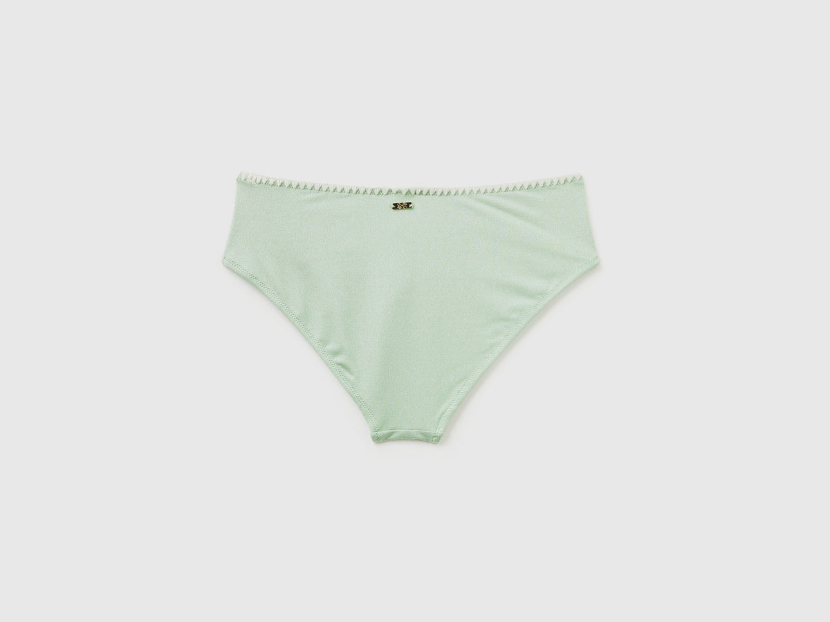 Slip costume in tessuto elasticizzato con lurex