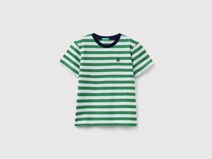 Maglietta a righe 100% cotone