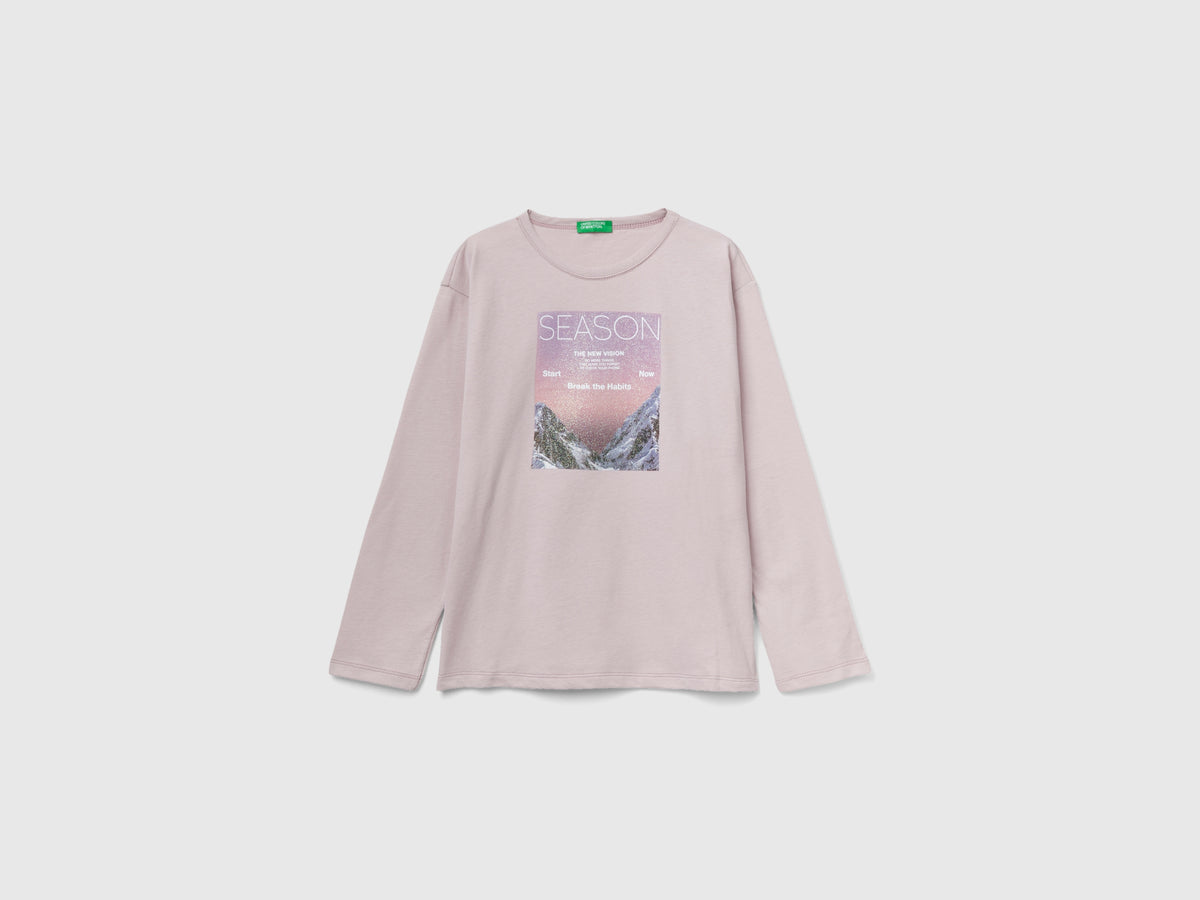 T-shirt con stampa fotografica